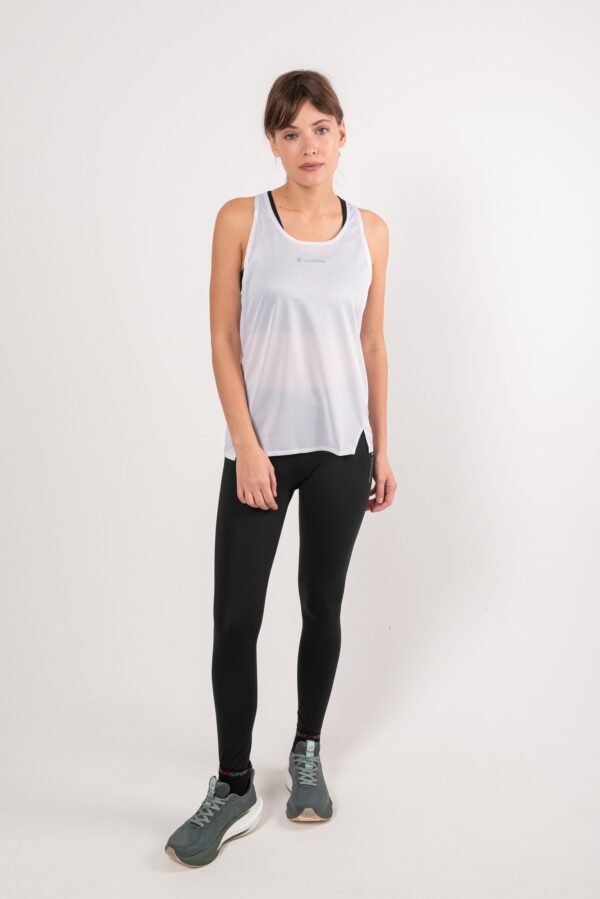 Майка RUN белая женская